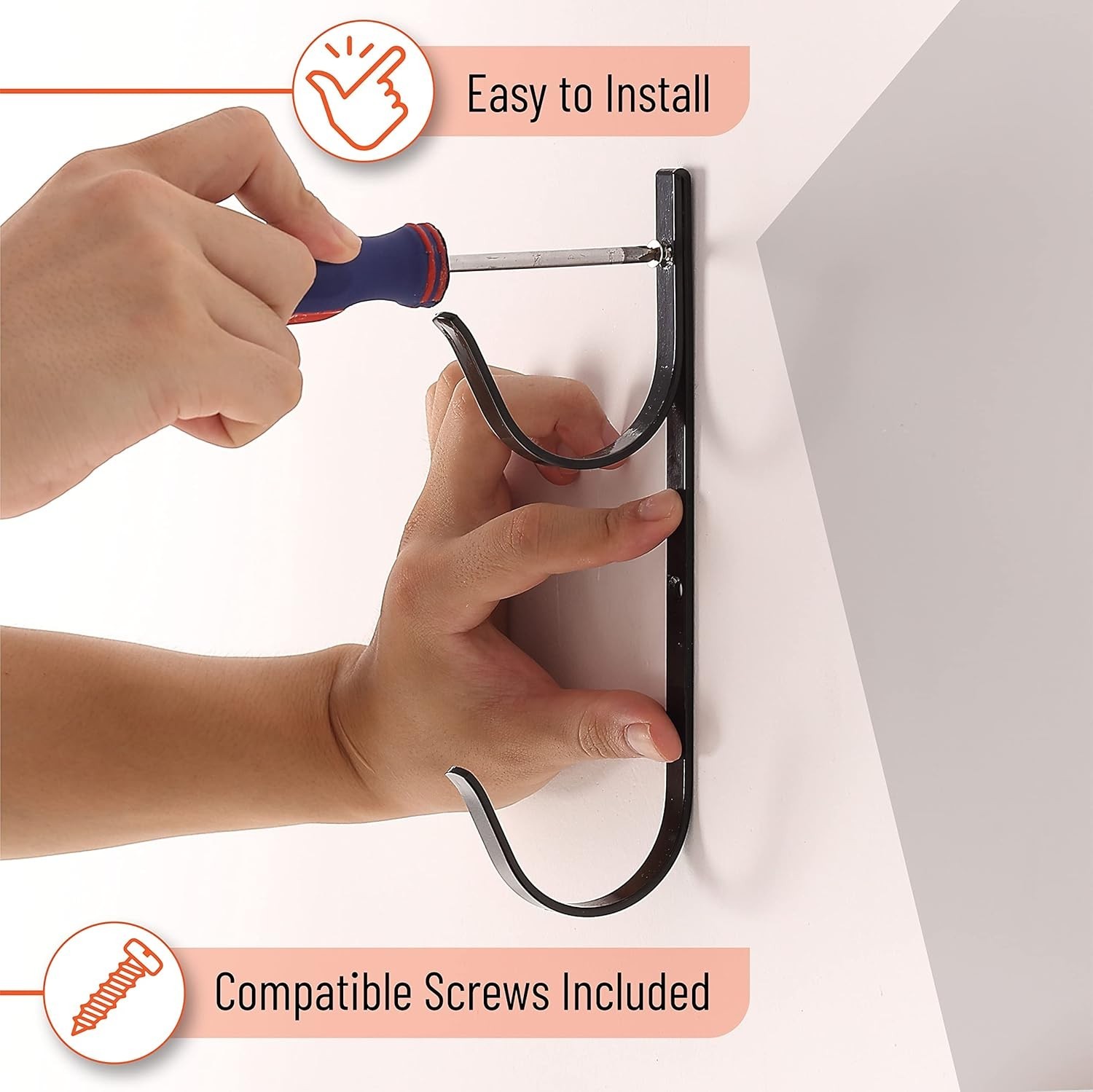 Versatile 2-Pack Pool Pole Hanger with Strong Support – Easy Installation