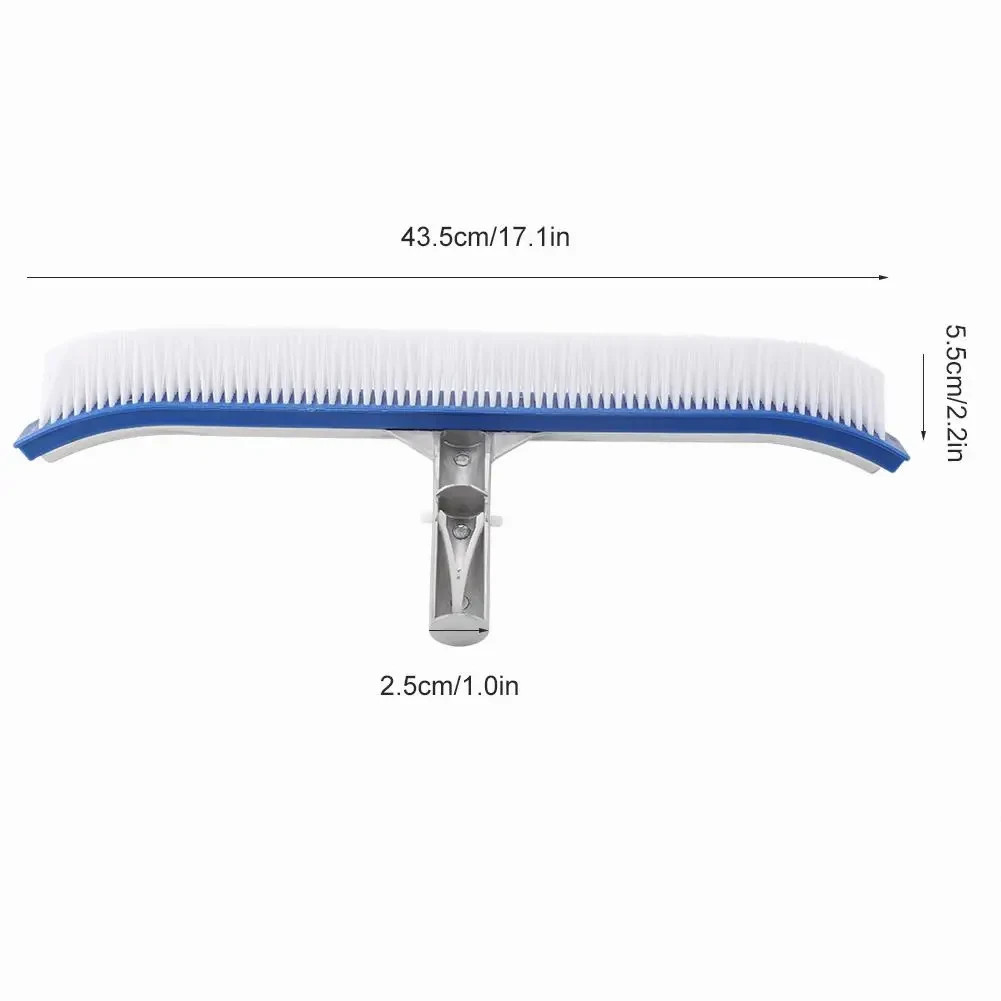 Professional Heavy Duty 18″ Swimming Pool Floor Wall Cleaning Brush Head Tool