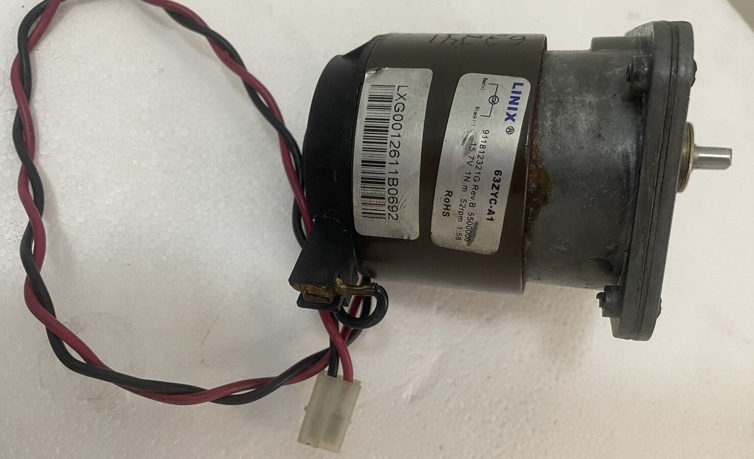 READ LINIX MAYTRONICS DOLPHIN DRIVE TRACK MOTOR GEARBOX 63ZYC-A1 5500000 REBUILT