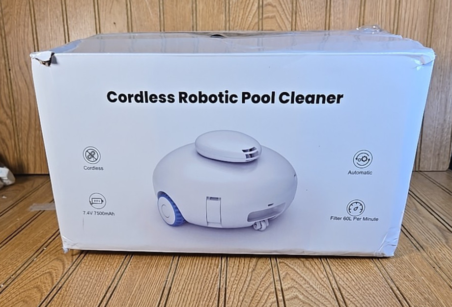 Cordless Robotic Pool Cleaner – Pool Vacuum for Above Ground Pools