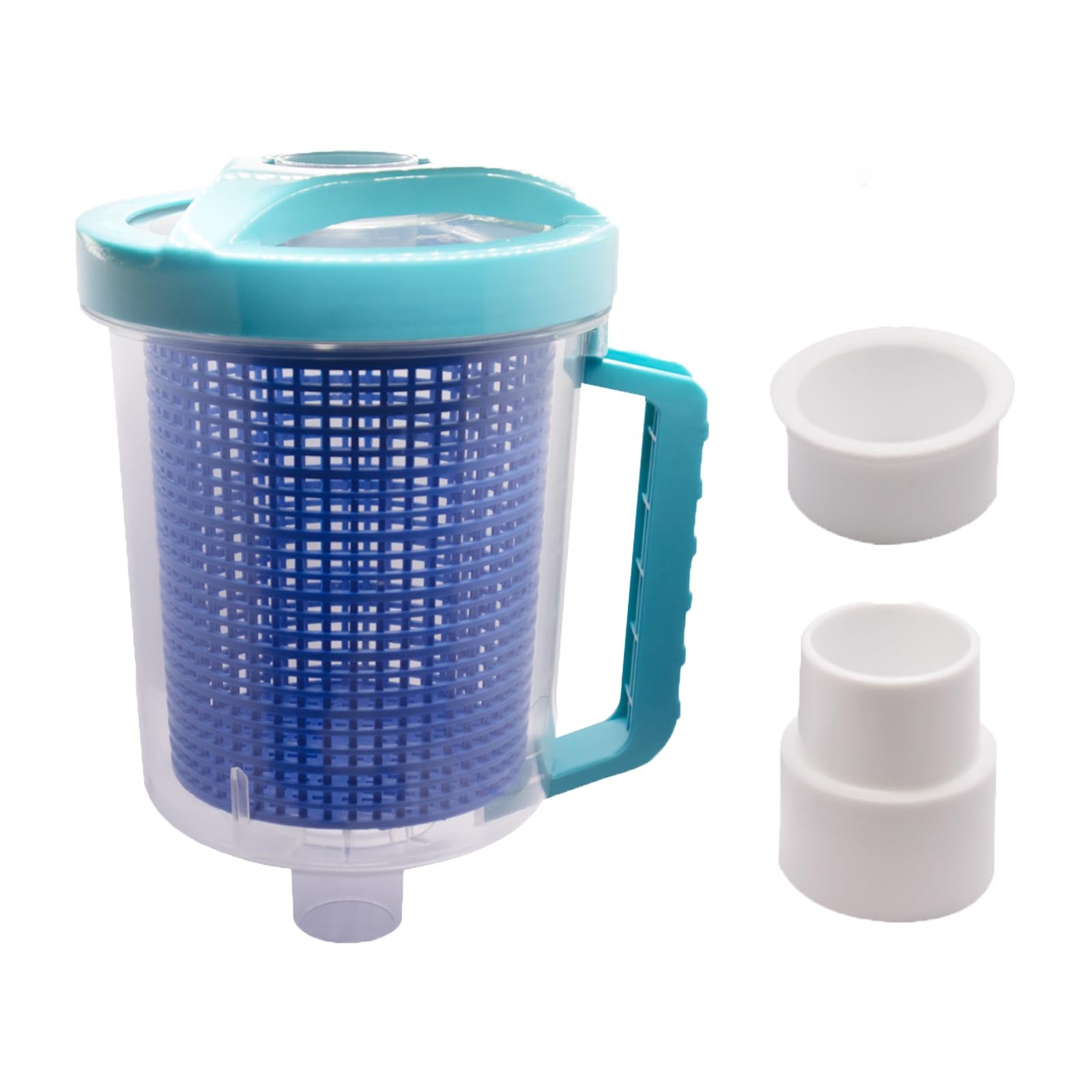 W560 Inline Pool Leaf Canister/Leaf Catcher (with Mesh Basket and Skimmer Soc…