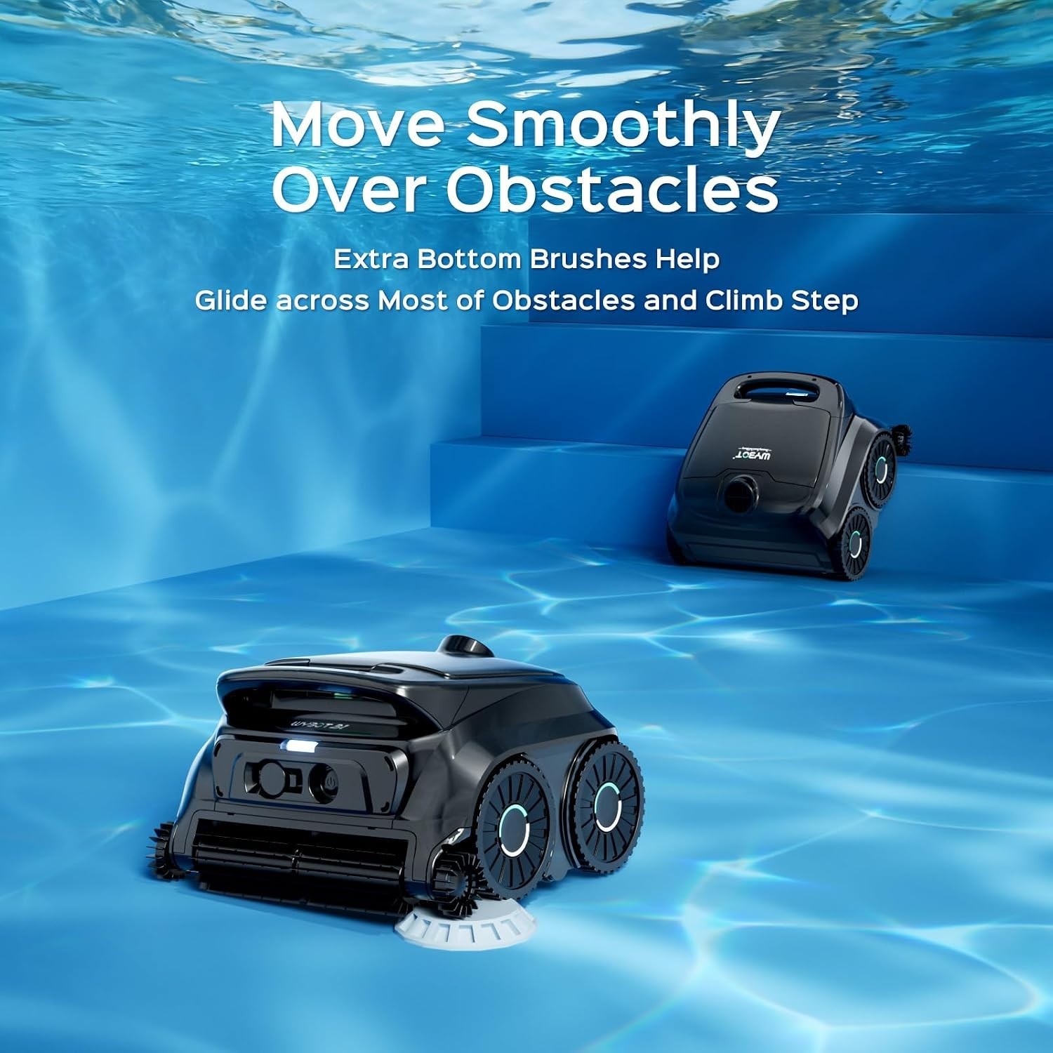 WYBOT B1 OS600 Robotic Pool Cleaner Cordless Smart Navigation App Control 2026