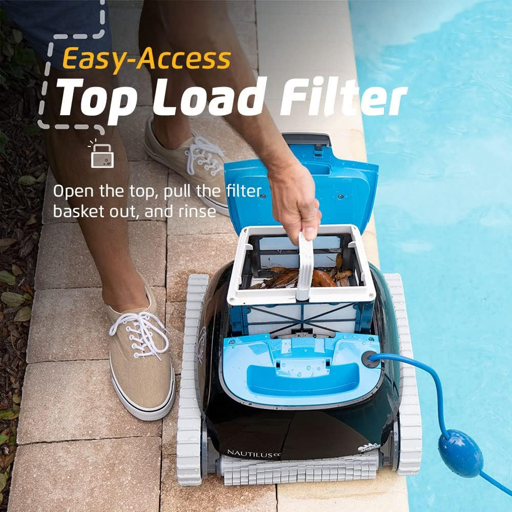 Maytronics Dolphin Nautilus CC Automatic Robotic Pool Vacuum Cleaner – Open Box