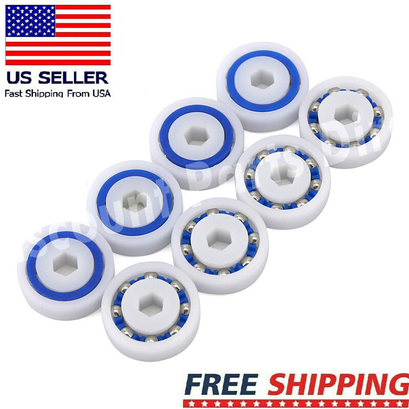 8 Pack Bearing Replacement Wheel For Polaris Pool Cleaner 360 380 9-100-1108 US