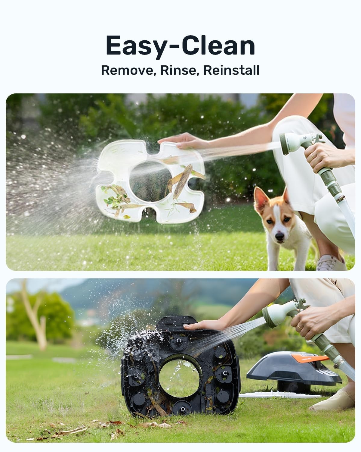 Cordless Robotic Pool Vacuum Cleaner for Above Ground Pools, 90 Min Runtime, Sel