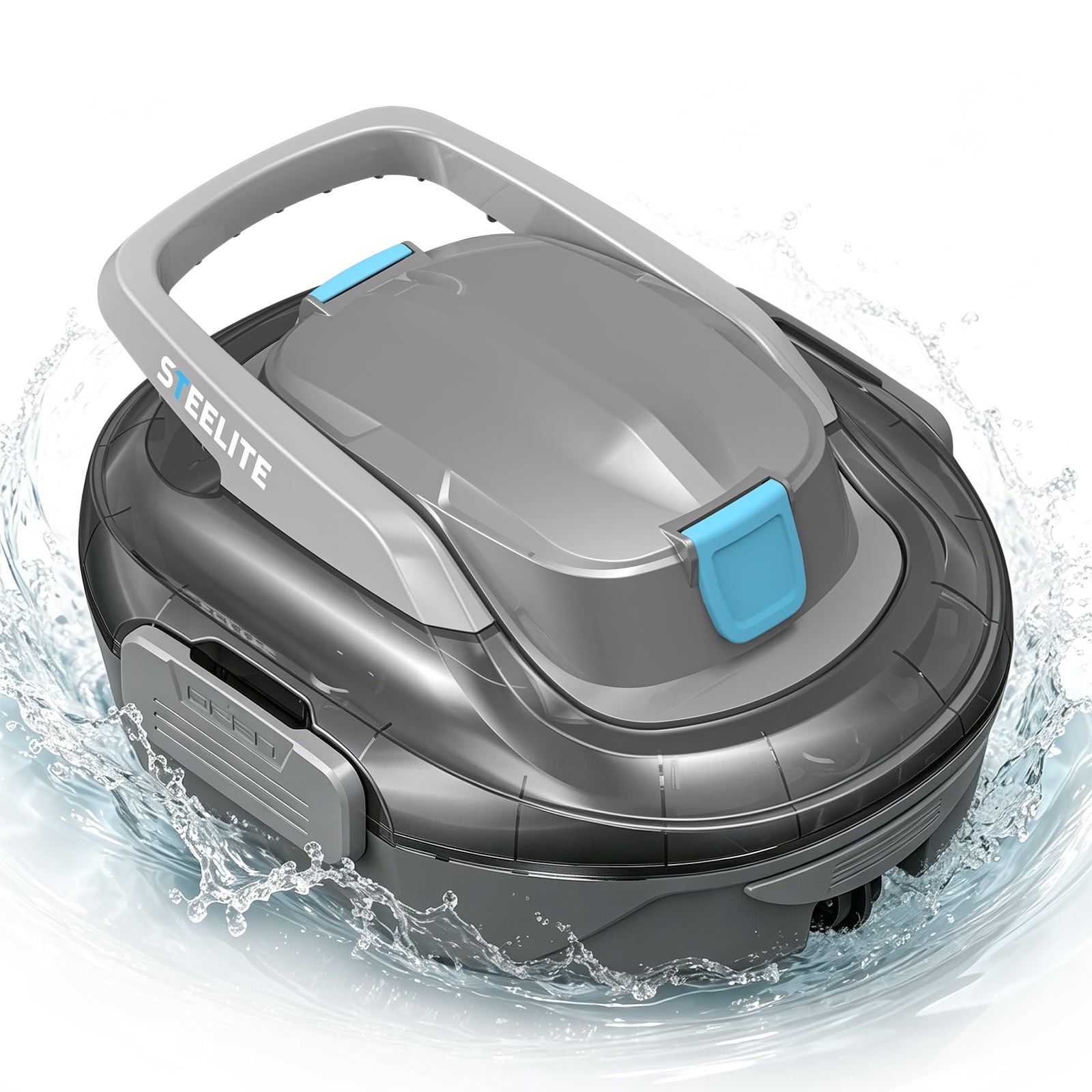 Steelite Cordless Robotic Pool Cleaner Lasts 120 Mins for Pools Up to 1076 Sq.Ft