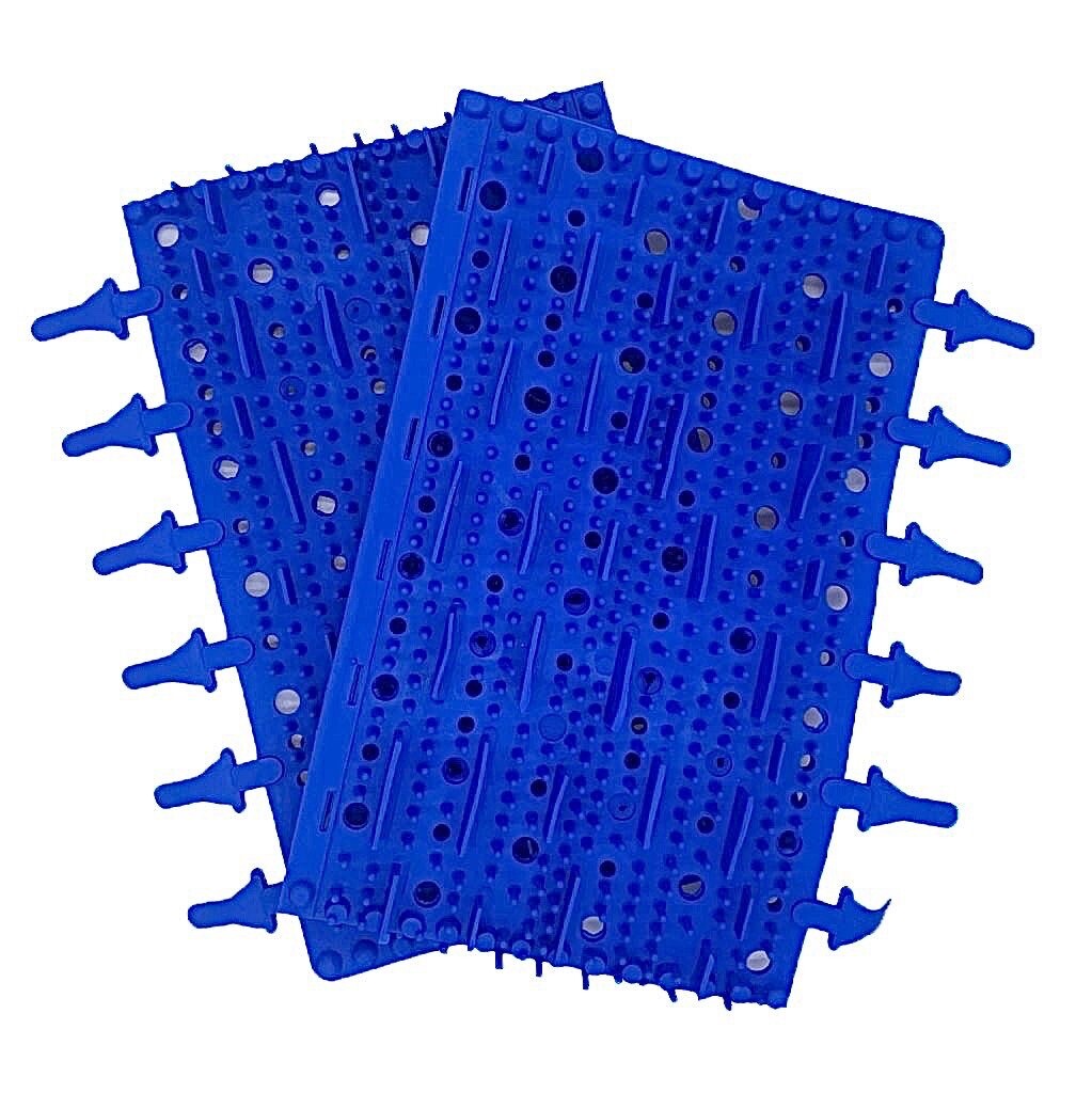 RUBBER BRUSH (PAIR) BLUE REPLACEMENT FOR AQUABOT® P/N: SP3002B