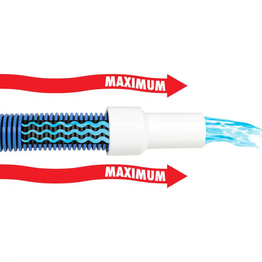Classic Collection 45 Ft. X 1-1/2 In. Swimming Pool Vacuum Hose for Inground Poo