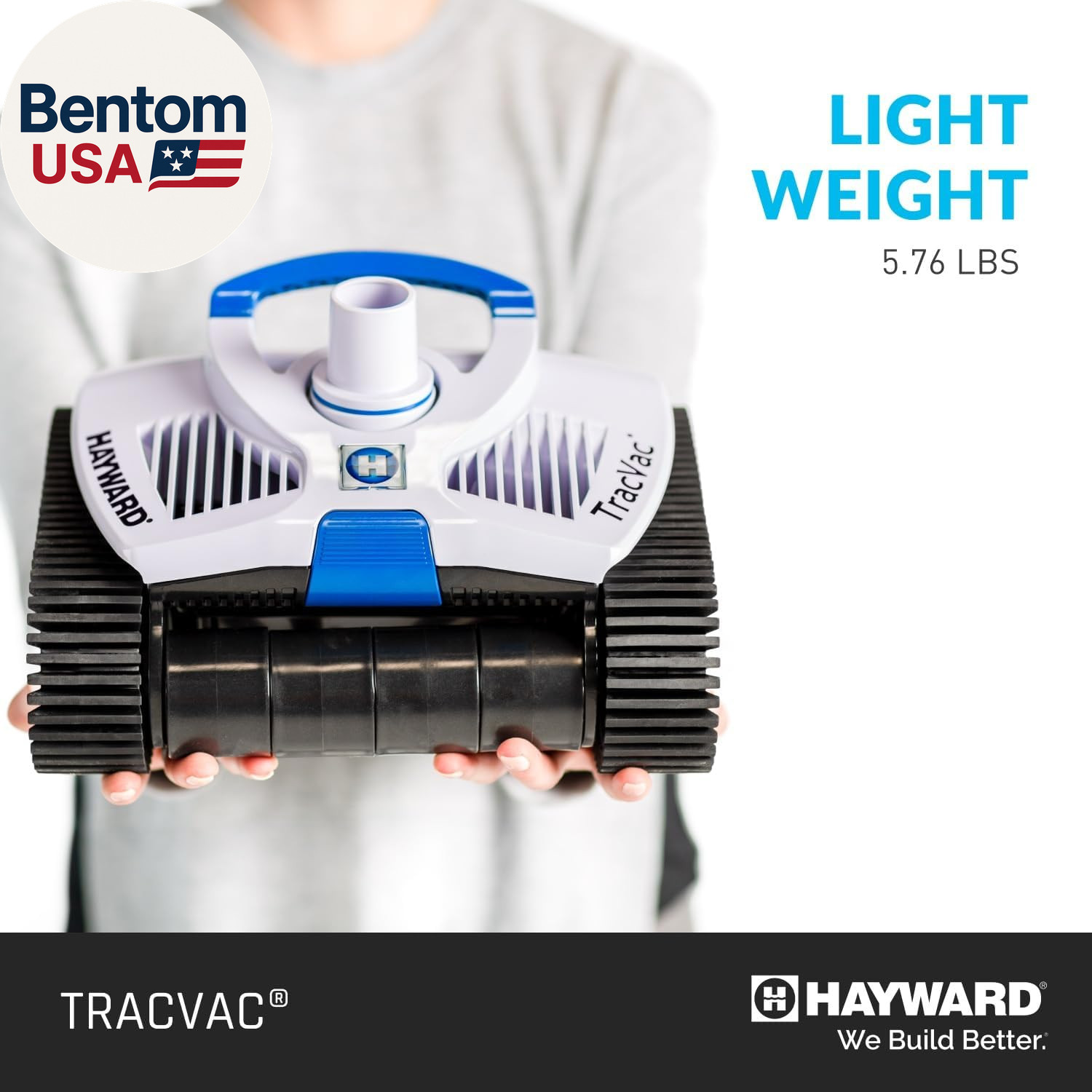 Hayward Tracvac Pool Vacuum for Inground Pools Suction Pool Cleaner (Easy Instal
