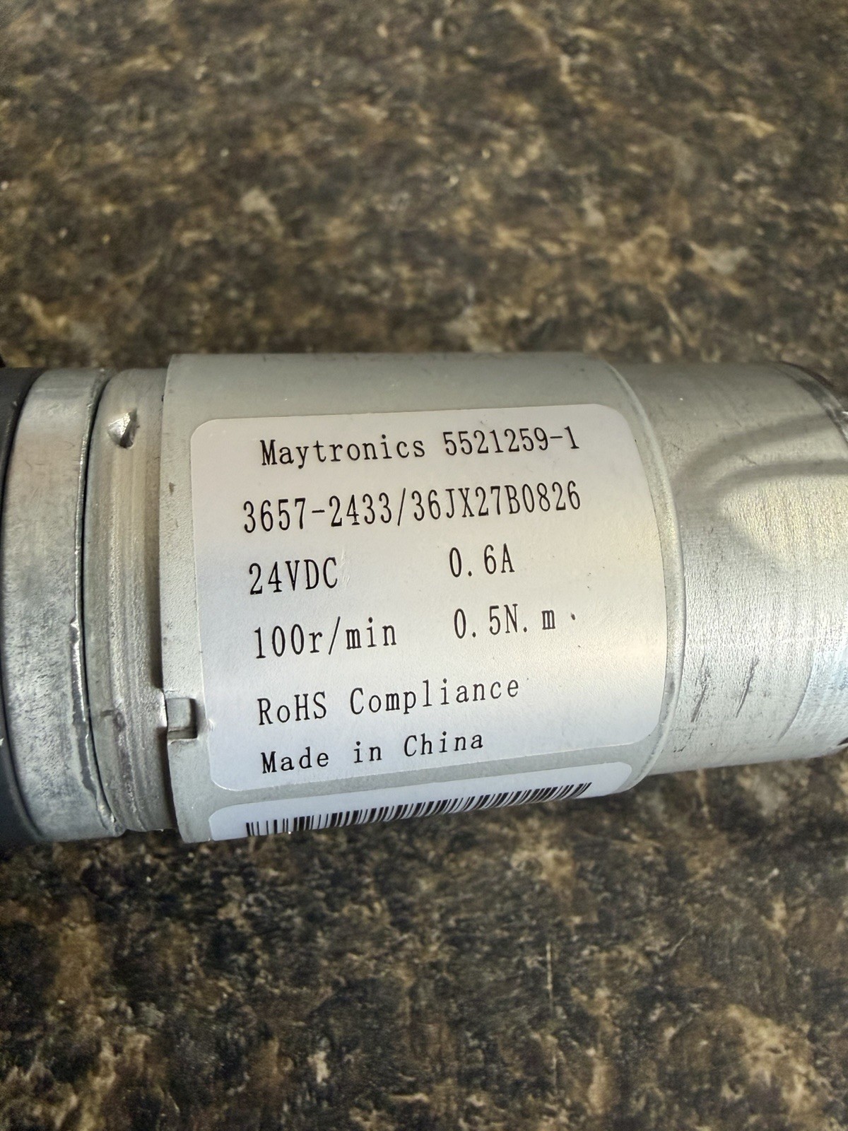 *TESTED* Maytronics Pump Motor 5521259-1 3657-2433 24V for Dolphin Pool Robot
