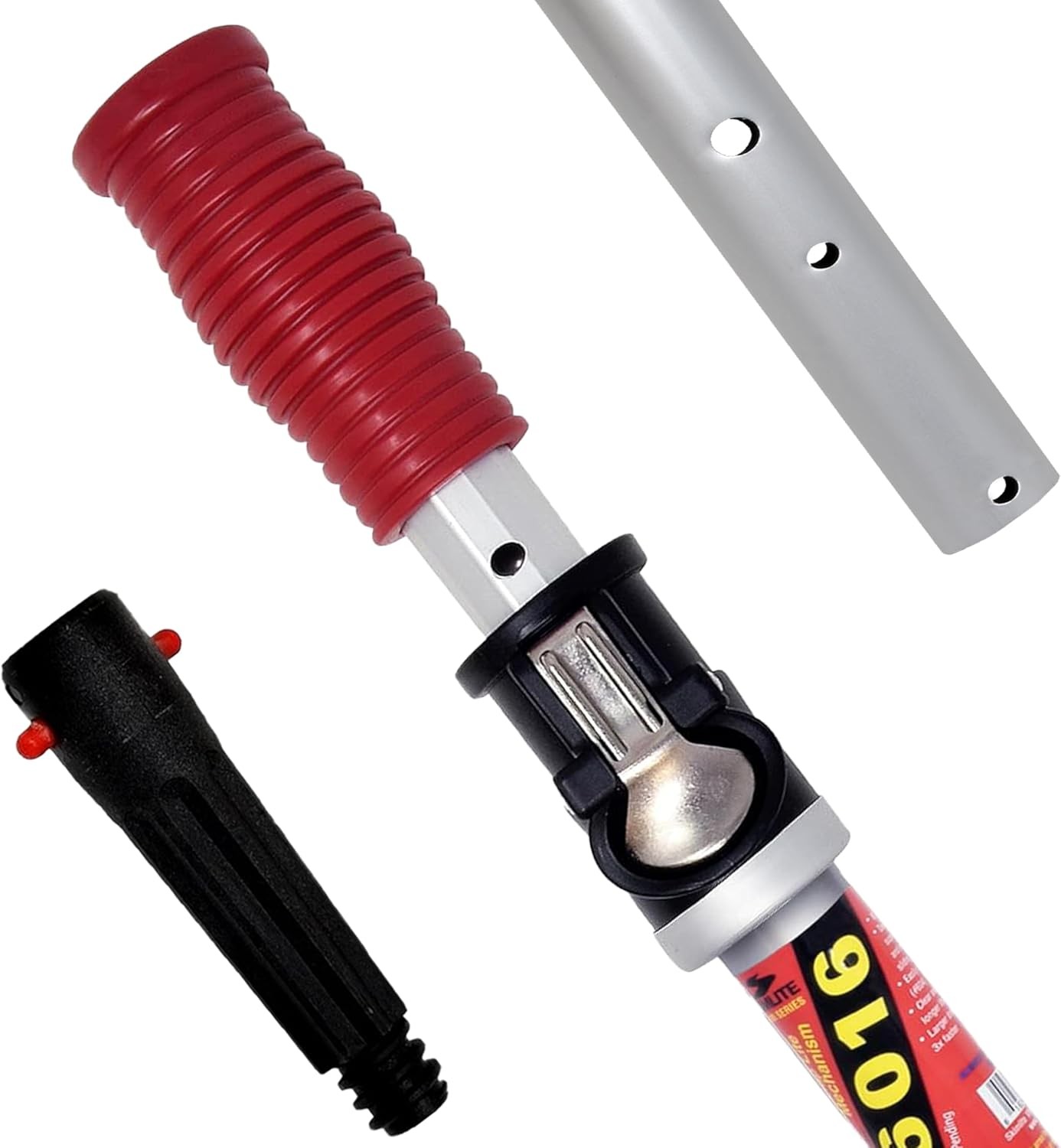 Snaplite Telescopic Pool Pole 12 Ft Adjustable Cleaning Poles Push Button Lock