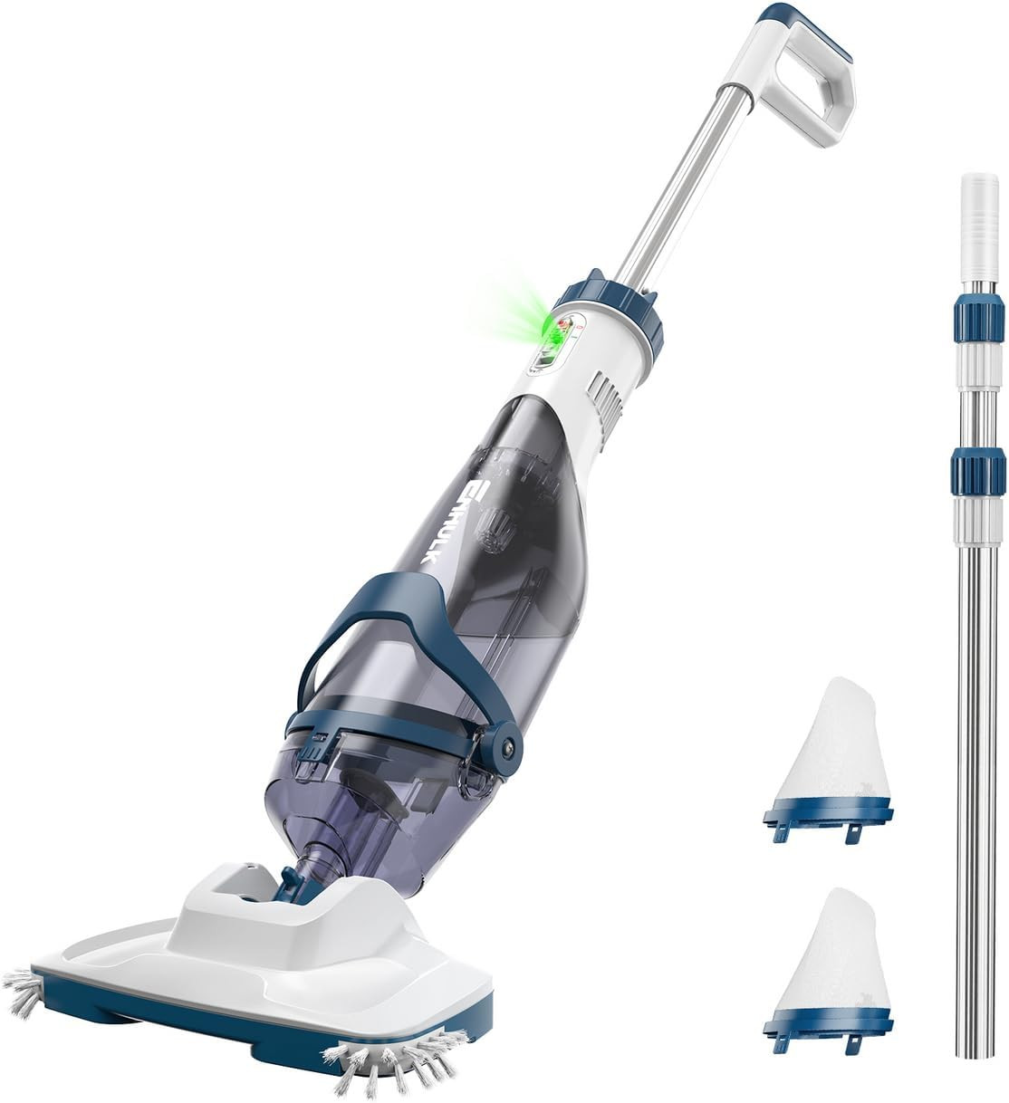 Pro Cordless Pool Vacuum – 18.5 GPM Powerful Suction, 70Min Runtime & 13.4″ Wide