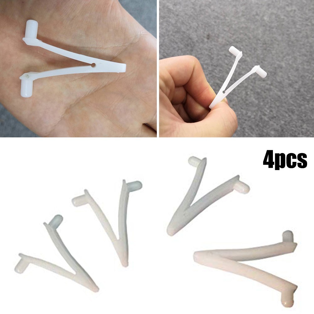 Easy Installation V Shaped Spring Clips for Pool Tool Handles Pack of 4