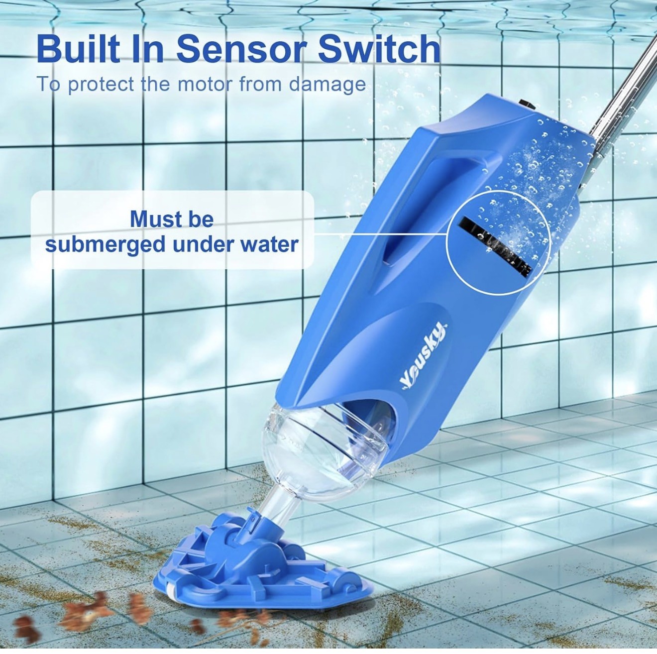Pool Vacuum for above Ground Pool In Ground Pool: Cordless Handheld Pool Vacuum