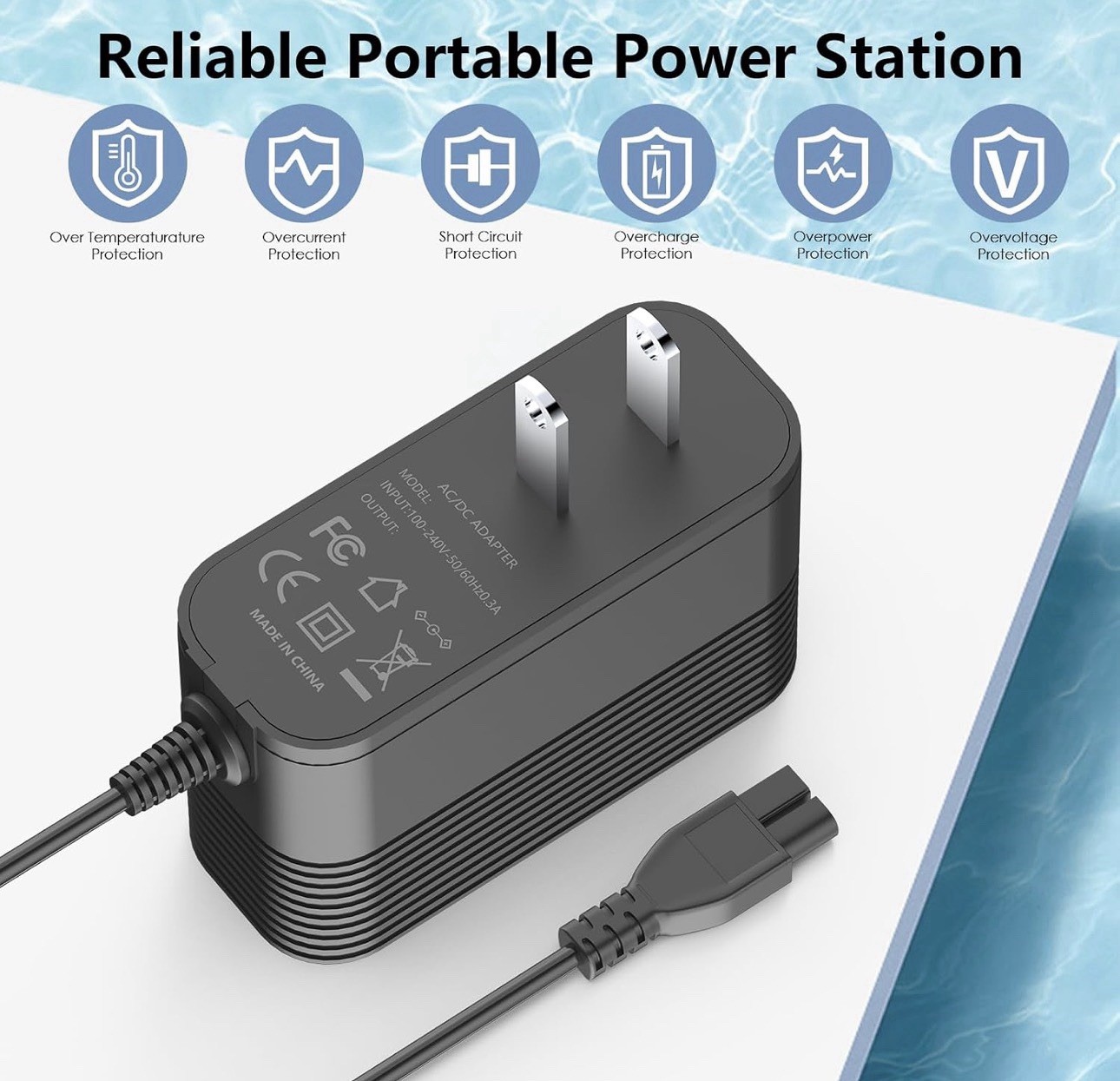 Robotic Pool Vacuum Charger, Compatible Power Cord for Cordless Cleaners