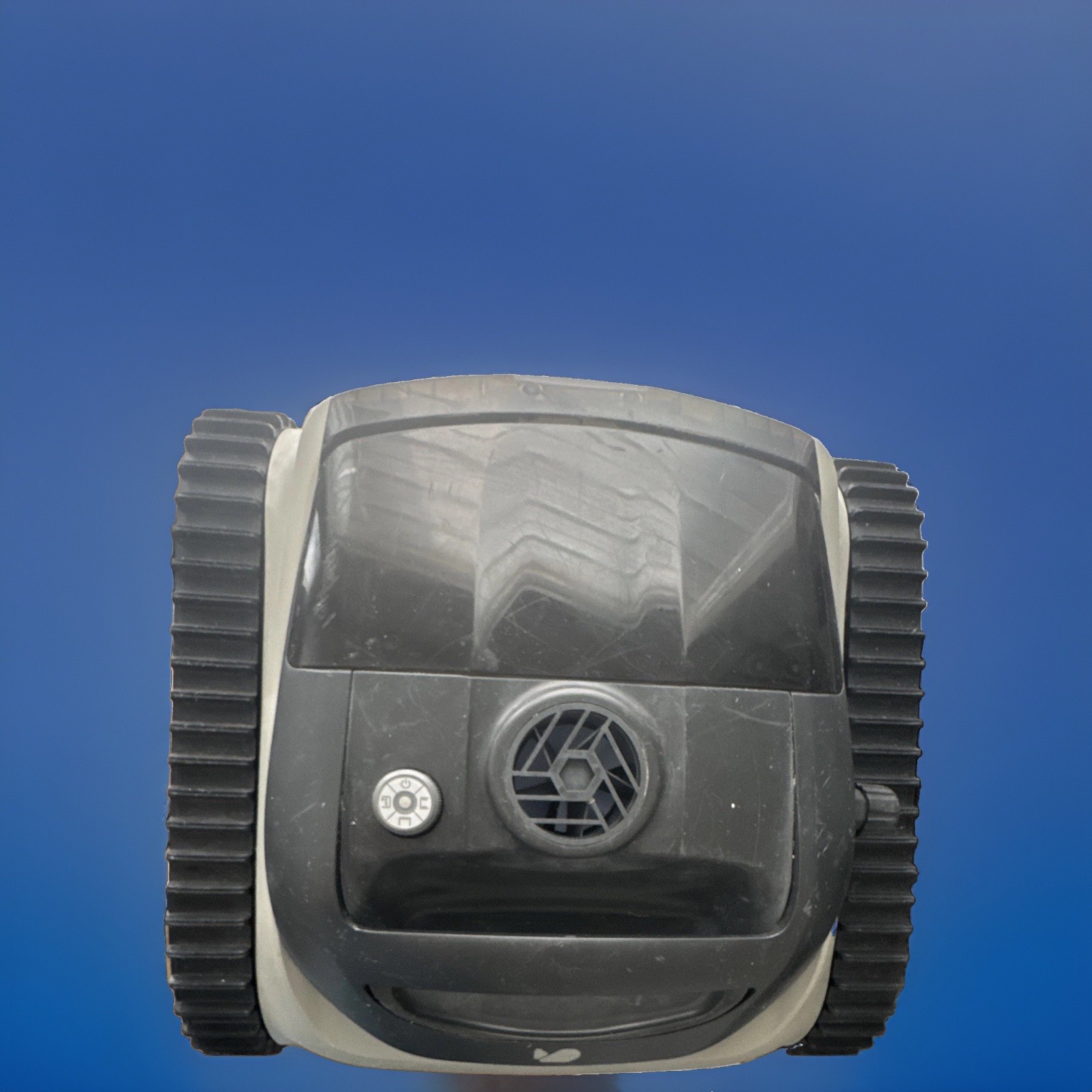 Cordless Robotic Pool Cleaner for In-Ground Pools, Floor Use, Gray/Black