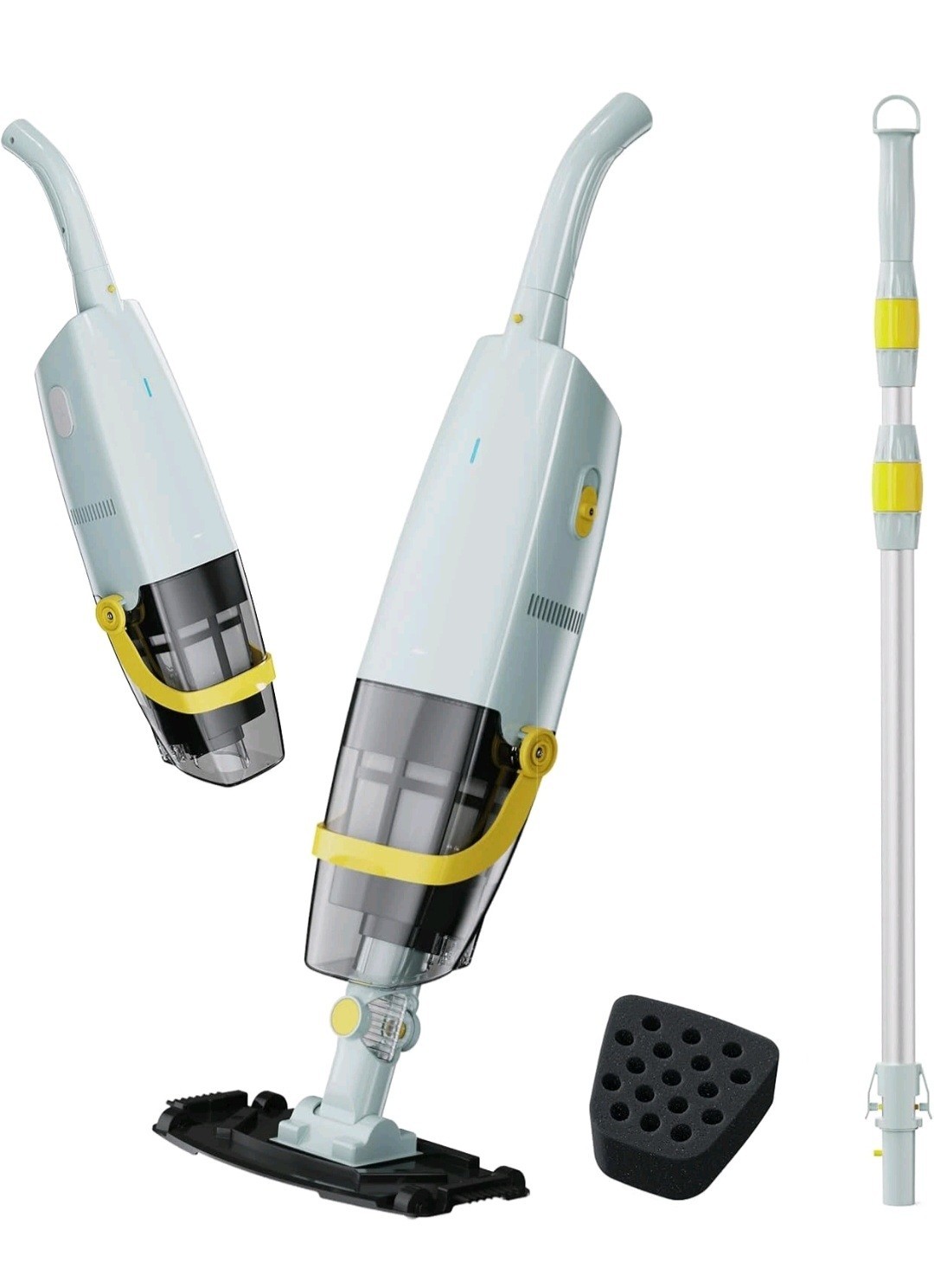 Lydsto Handheld Pool Vacuum with Telescopic Pole, Cordless BRAND NEW IN BOX