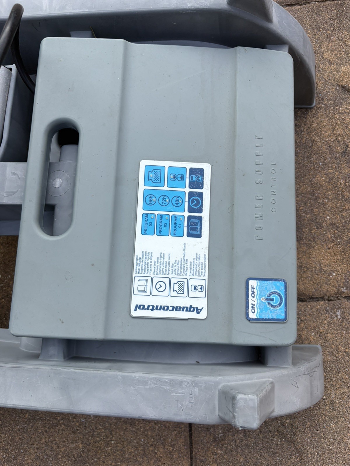 AQUABOT AQUACONTROL, with caddy , BLUE DIAMOND POWER SUPPLy AS2723000 (