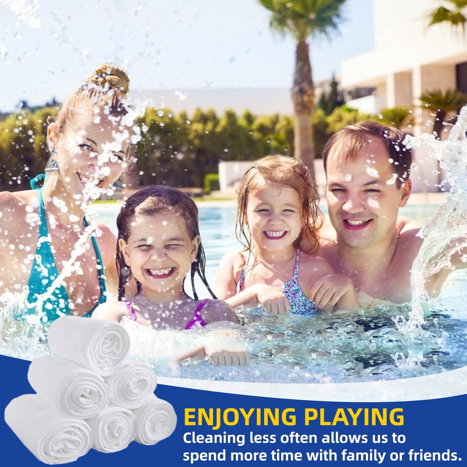 30 Pack Pool Skimmer Socks Filters Basket Sleeves for Inground or Above Ground