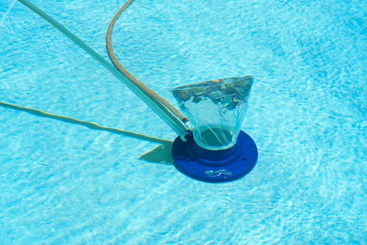 Portable Big Sucker Pool Vacuum – 15″ Blue, Touch Control with High Efficiency
