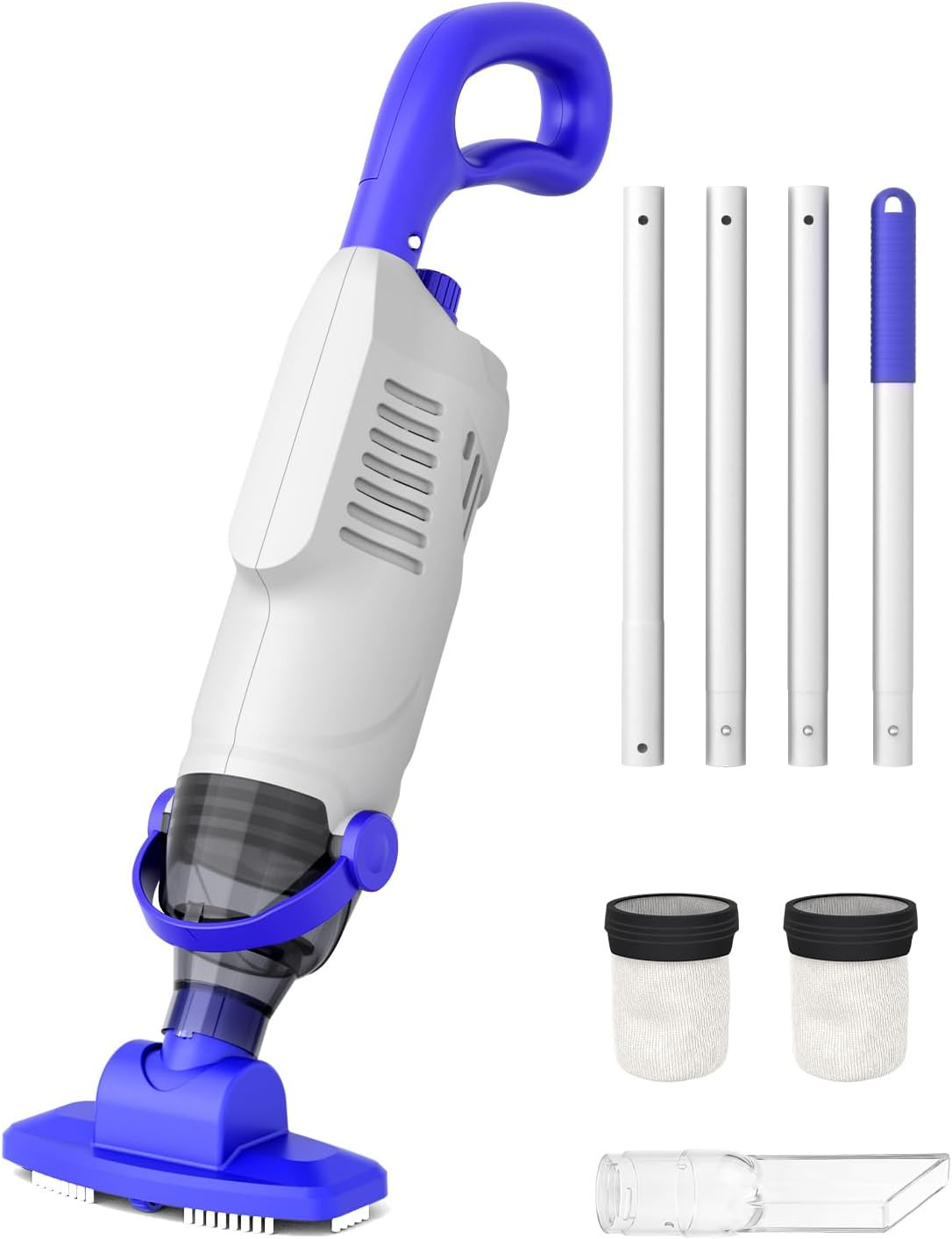 (2026 Upgrade) Little Shark Cordless Pool Vacuum, 60W Motor, 18 GPM Strong Sucti