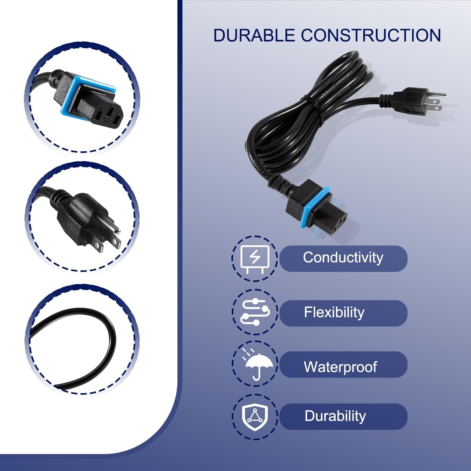 for Maytronics Dolphin Power Cord Dolphin Cleaners Power Supply 58984402LF