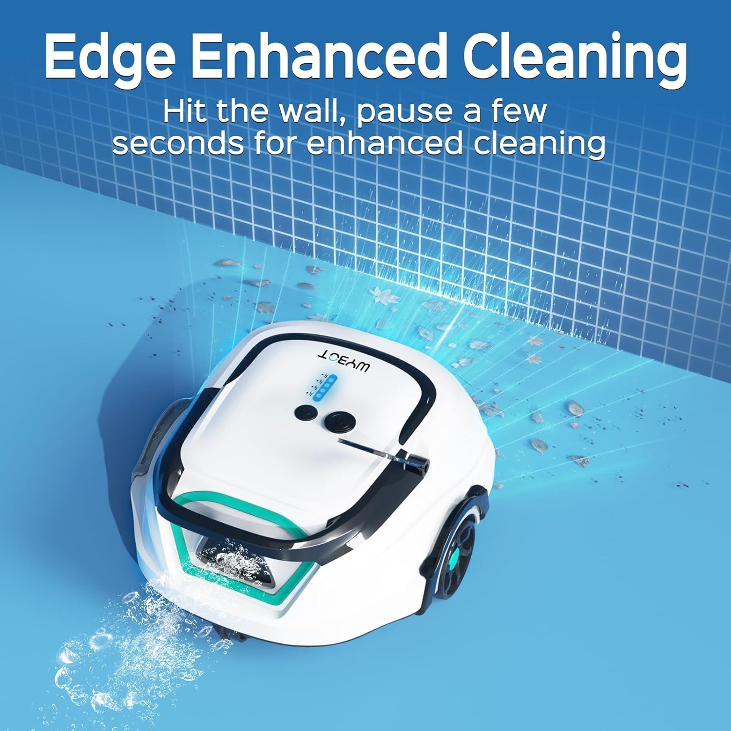 2025 Upgraded) WYBOT A1 Cordless Robotic Pool Cleaner,Automatic Pool Vacuum Ro..