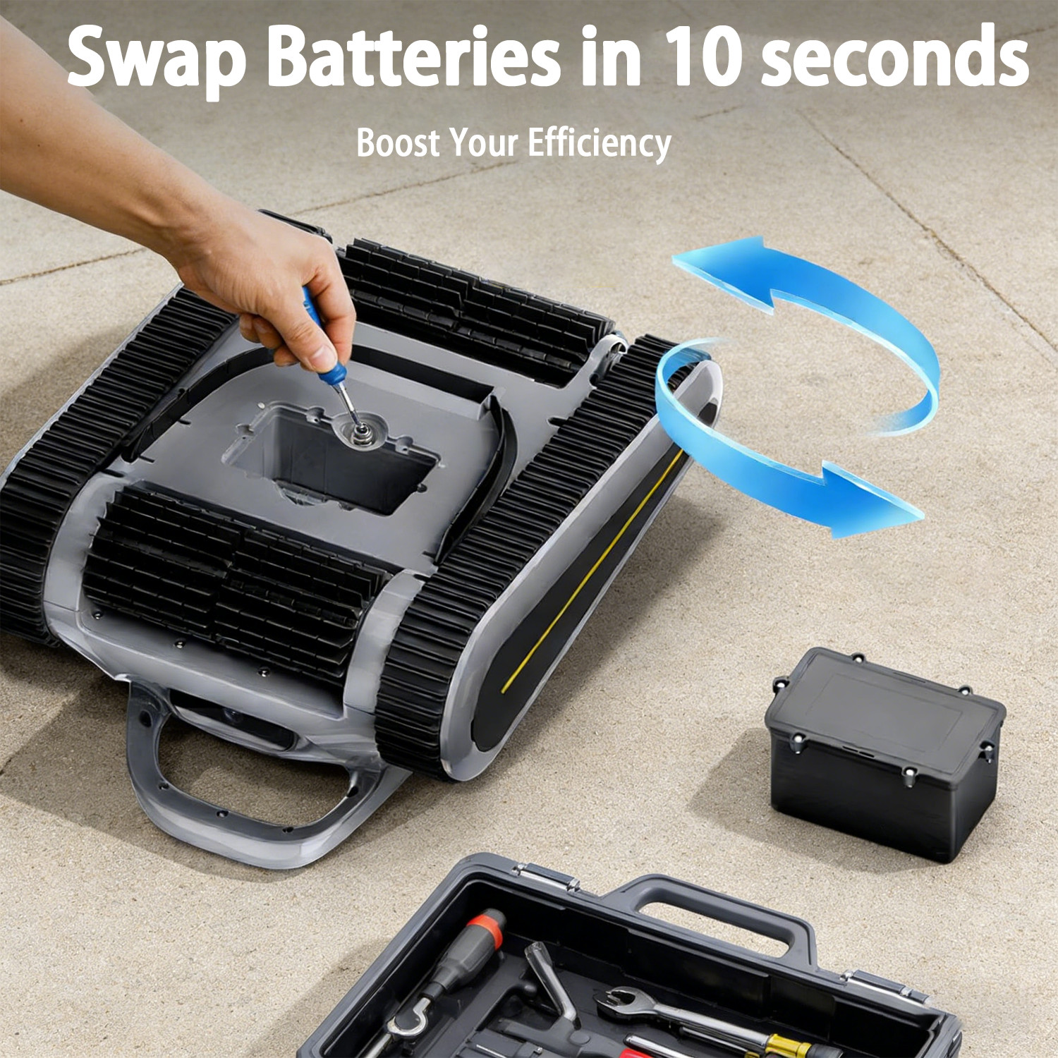Cordless Robotic Pool Vacuum,Pool Cleaning Robot with Wall Climbing Function,App