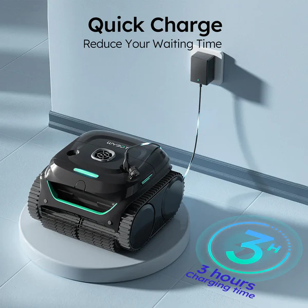WYBOT C2 Cordless Robotic Pool Cleaner Pool Vacuum fr Inground Pools App Control
