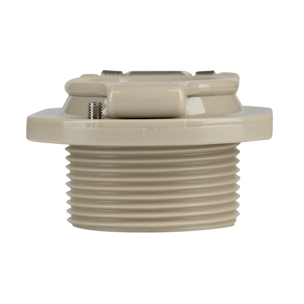 Vacuum Lock Safety Wall Fitting Replacement for Suction Cleaners Tan Color
