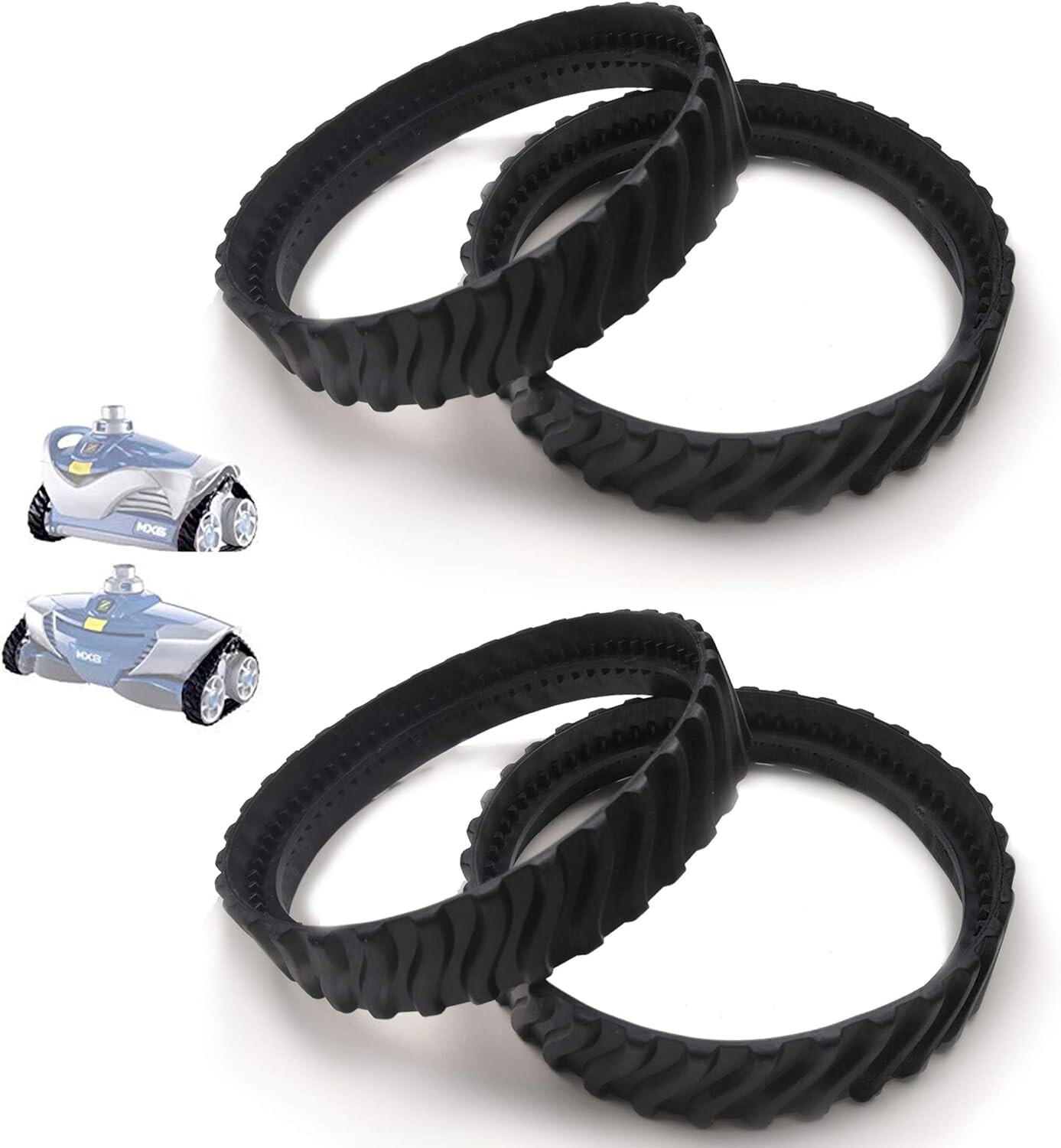 Durable MX6/MX8 Pool Cleaner Tracks – Easy Installation, Money-Back Guarantee