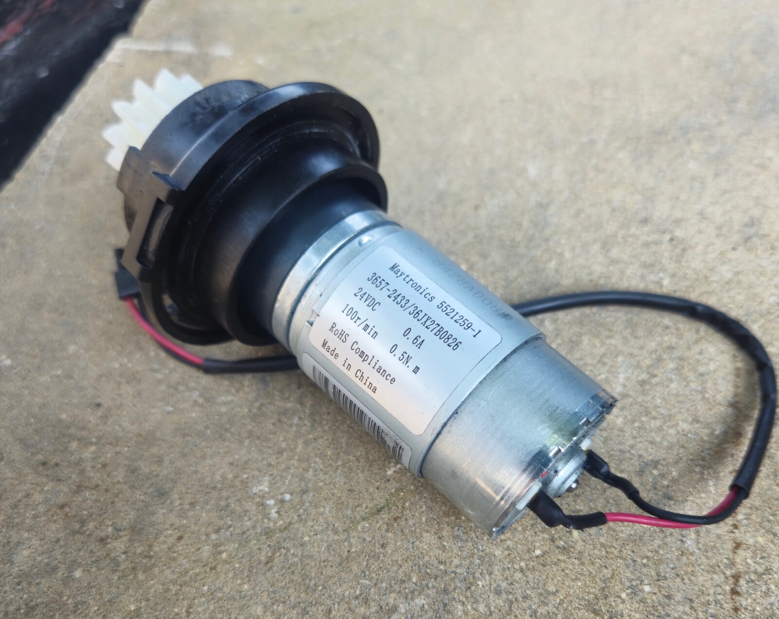 *TESTED* Maytronics Drive Motor 5521259-1 24V 100RPM Dolphin Pool Robot
