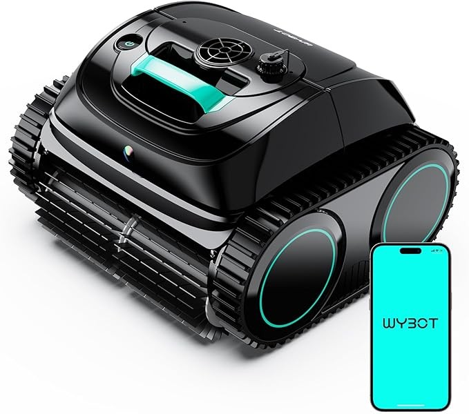 WYBOT C1 Pool Cleaner Wall Climb Cordless Robotic Pool Robot In-Ground Pools