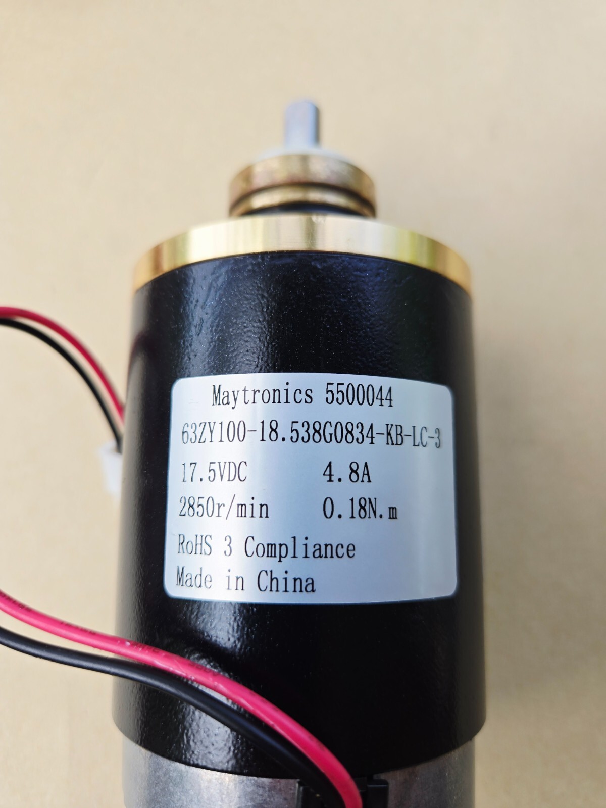 TESTED Maytronics Impeller Pump Motor 5500044 17.5v 2850 RPM