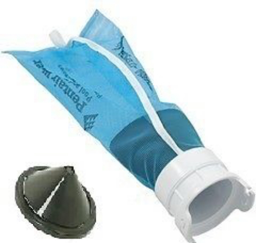 Pentair Letro legend II, Platinum Mesh Leaf Bag, Blue EU15 w/Debris Valve EU9