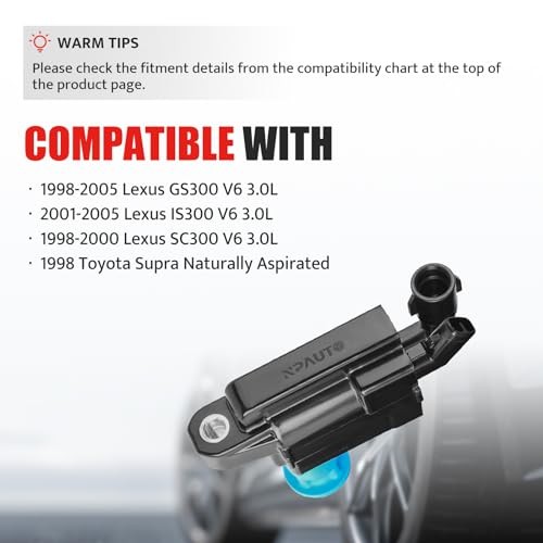 Ignition Coil Pack Replacement for V6 3.0L 1998-2005 Lexus GS300, 2001-2005