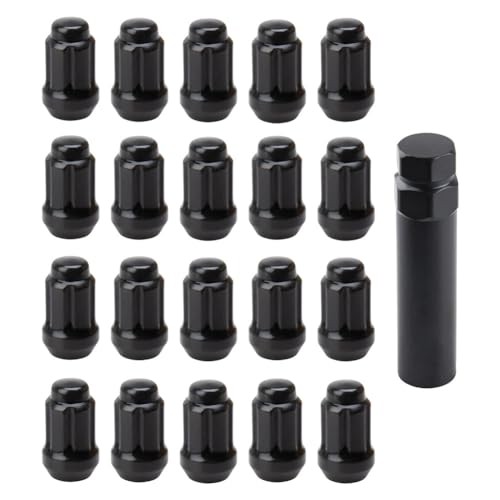 Tapered Spline Drive Lug Nut Kit with Key 12mm x 1.50mm Thread Pitch (20