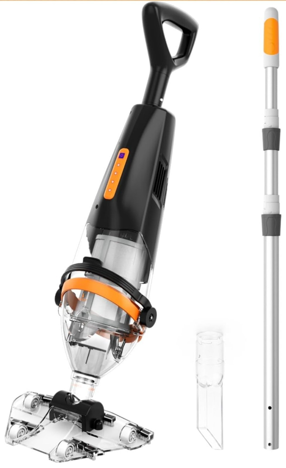 Wireless Remote Pool Vacuum, Cordless Pool Vacuum for Above Ground & Inground Po