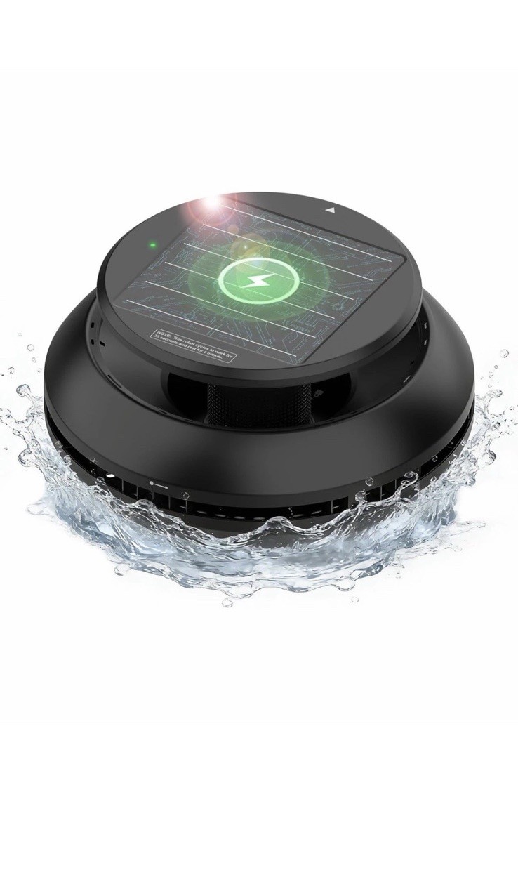 Y60 Solar Powered Robotic Pool Skimmer – Cordless Automatic Pool Cleaner