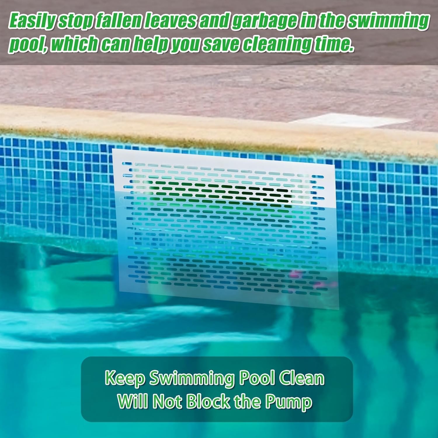 Pool Skimmer Guard Kit Leaf Net Shield for Inground & Above Ground Pools
