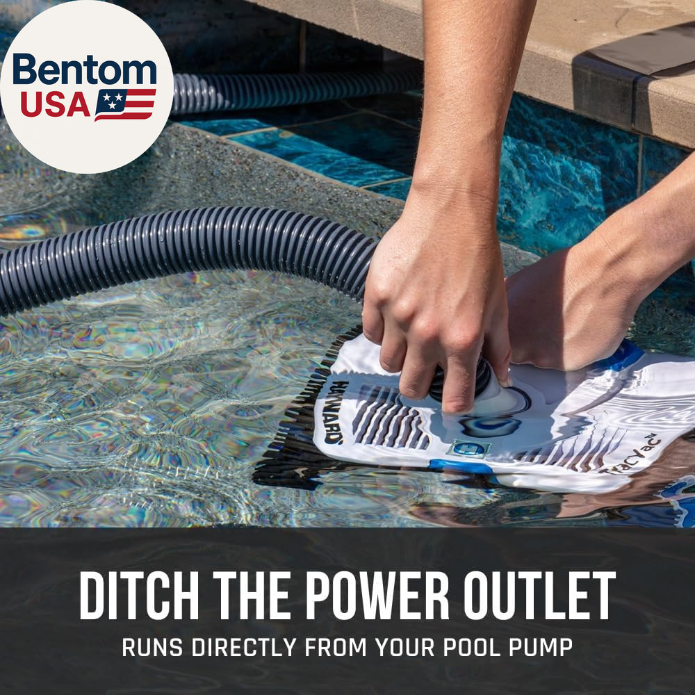 Hayward Tracvac Pool Vacuum for Inground Pools Suction Pool Cleaner (Easy Instal