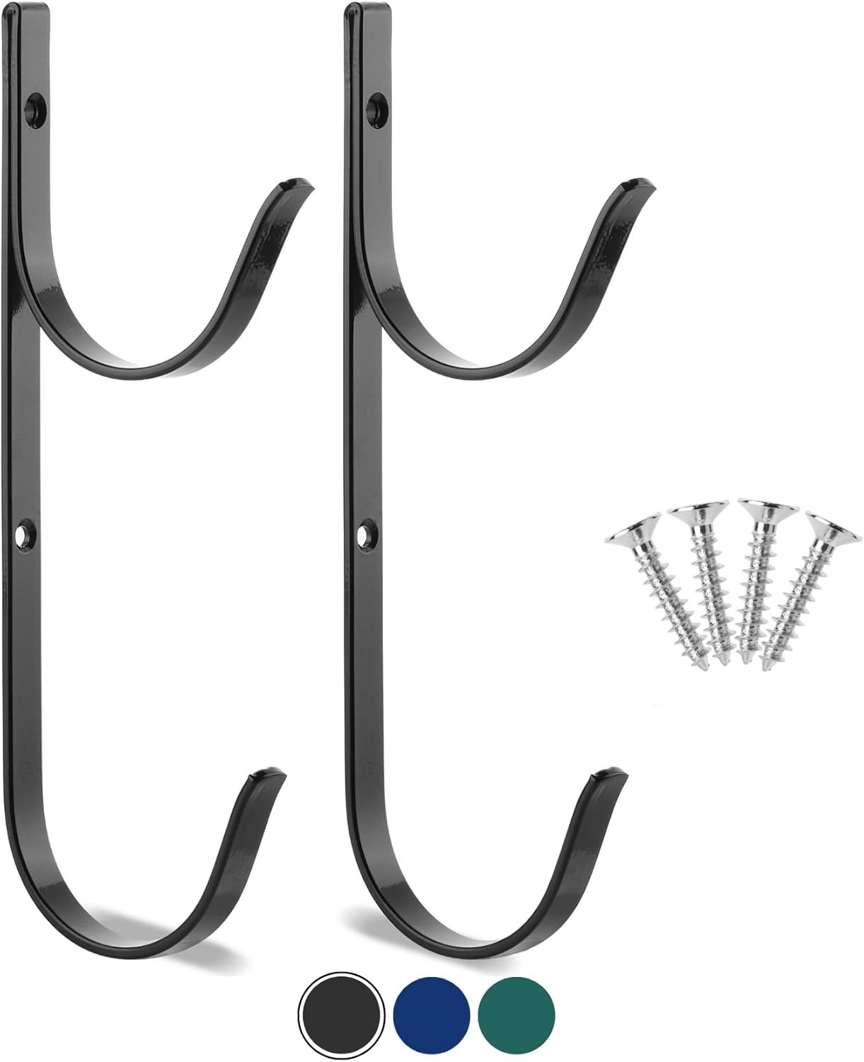 Versatile 2-Pack Pool Pole Hanger with Strong Support – Easy Installation