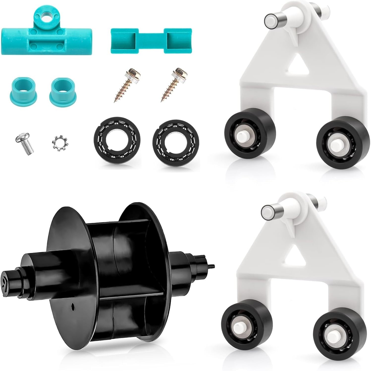 Pool Cleaner Parts Kit for Hayward Pool Vac Navigator Ultra Aquadroid Black